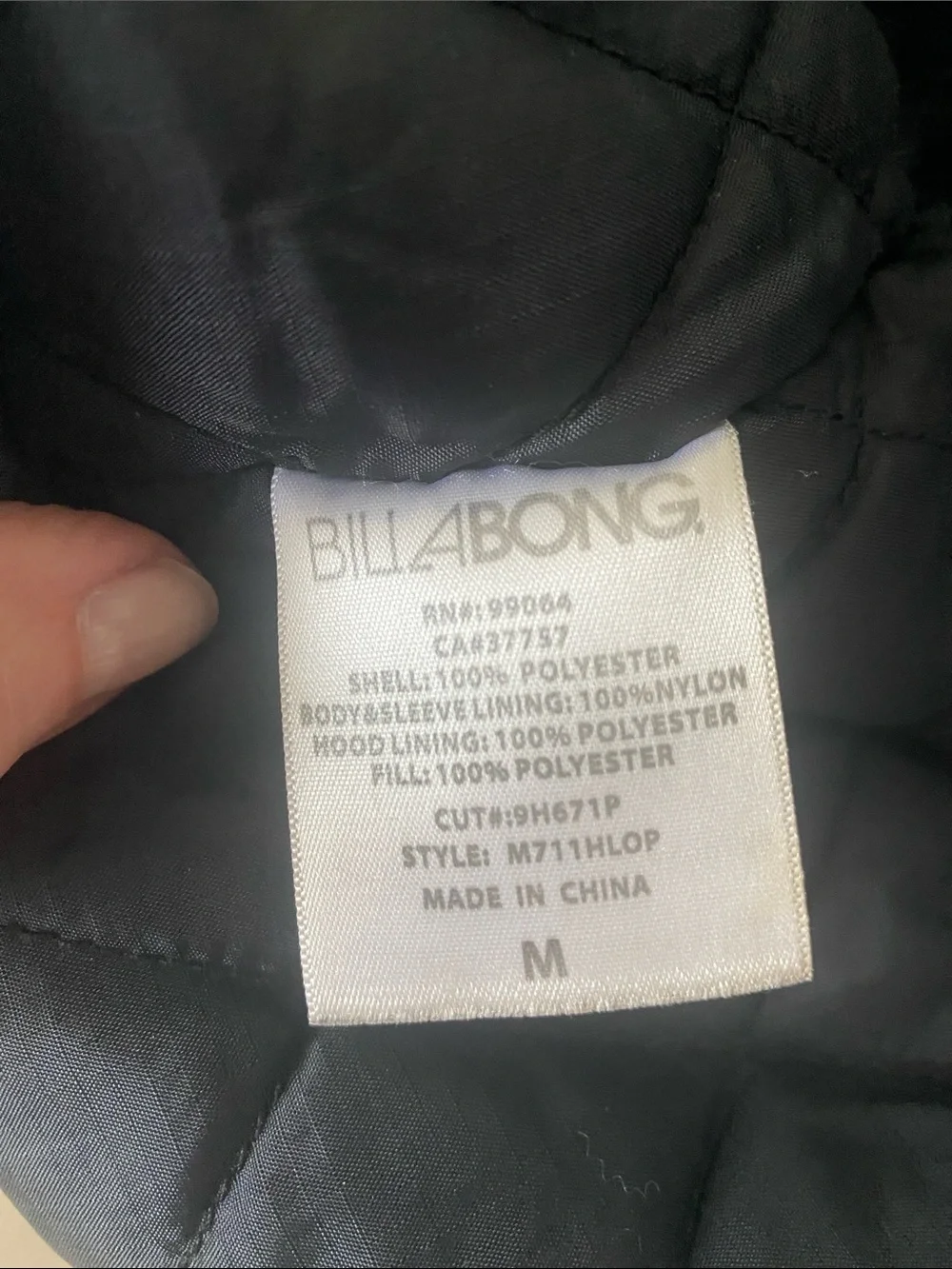 Billabong’s Men’s Gray Plaid Hooded 4 Pocket 1 inside Jacket With Adjustable Fit - Picture 2 of 15